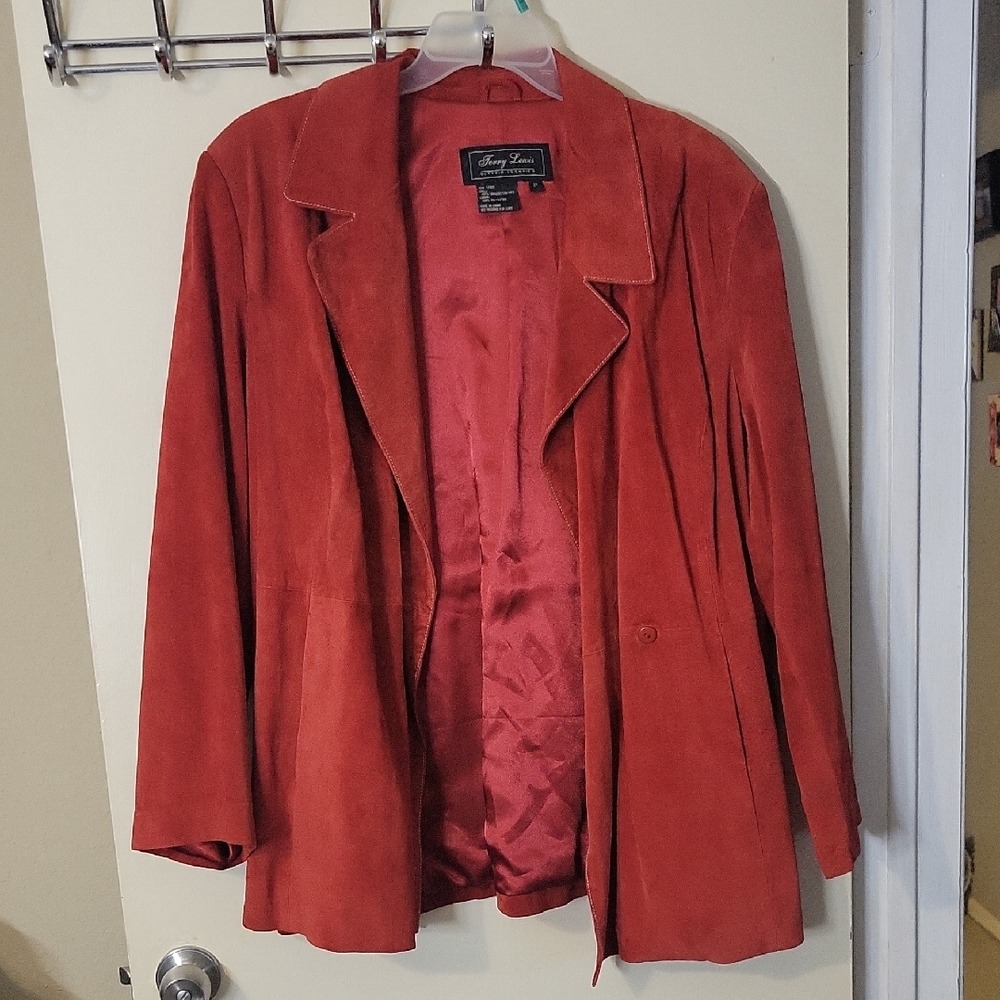 Suede Red Jacket